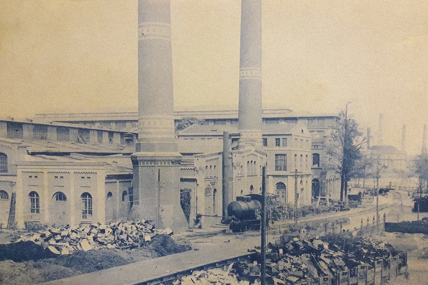 Historische Aufnahme des Areals